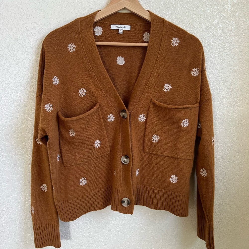 Madewell cropped cardigan